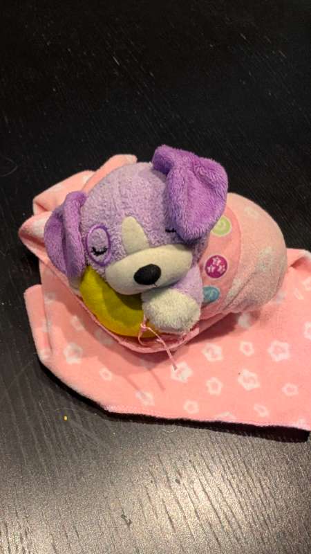 Hundabangsi bleikur með white noise