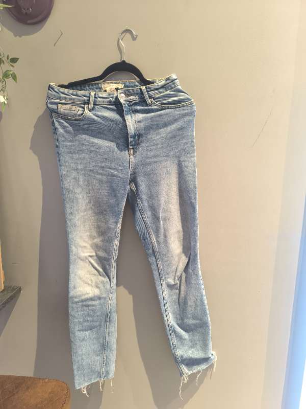 Ljósar gbuxur St 38