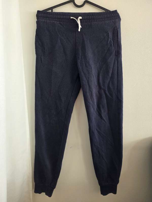 Bláar jogging buxur Lindex