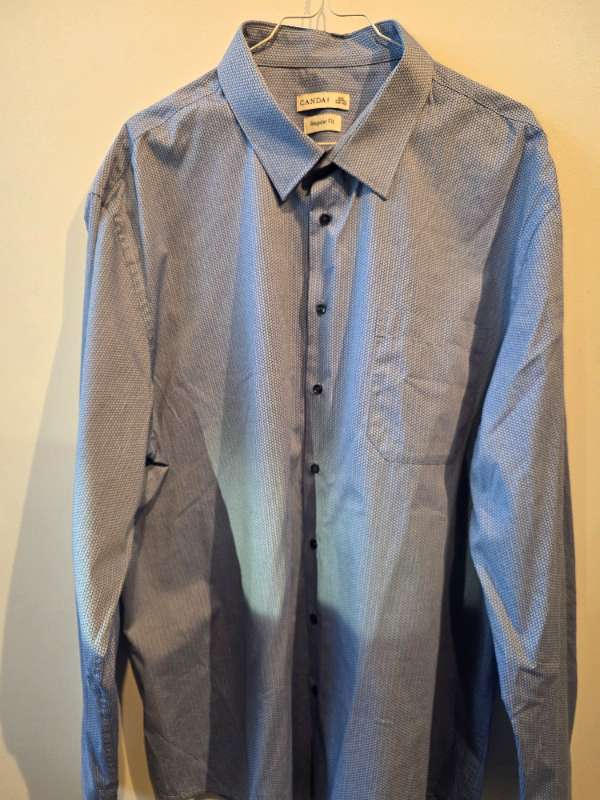 Skyrta regular fit blá