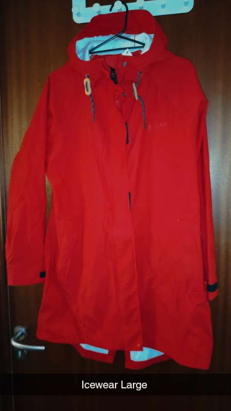 Rauður Icewear regnjakki