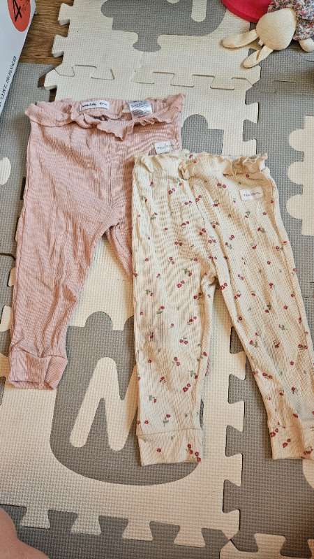 2 pieces flower pants set