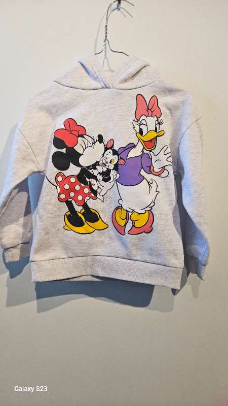 Mina Mús og Daisy peysa m/hettu