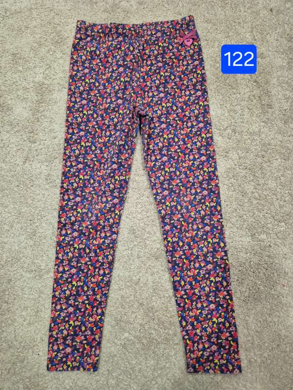 Leggings með blómum