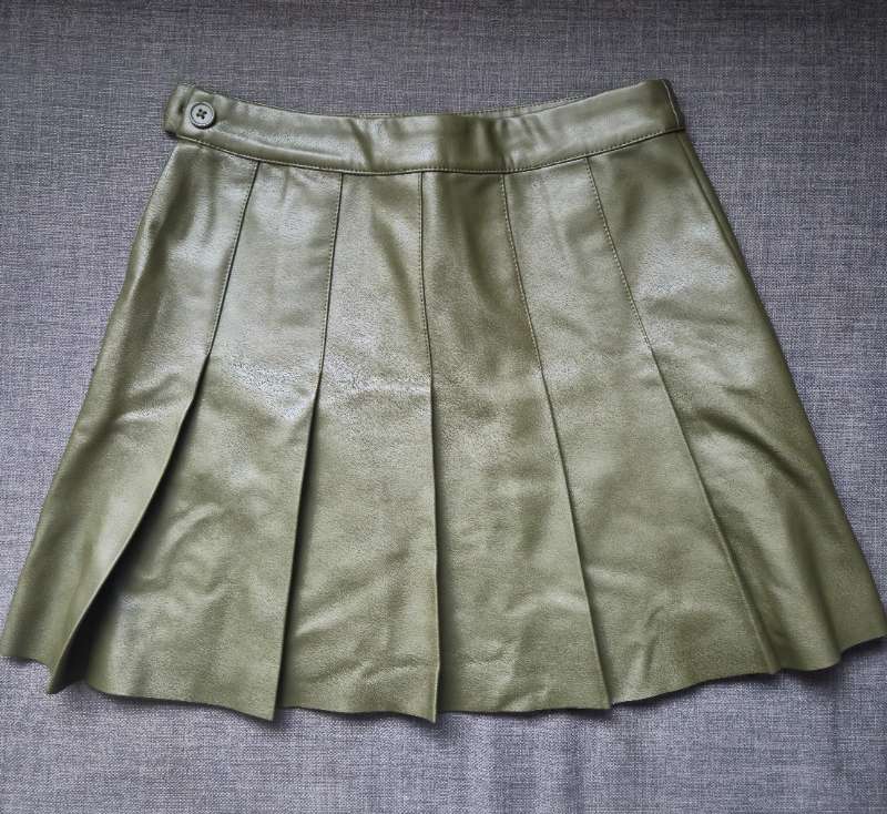 Eco leather skirt