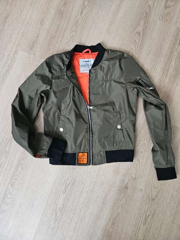 Bomber jacket green M