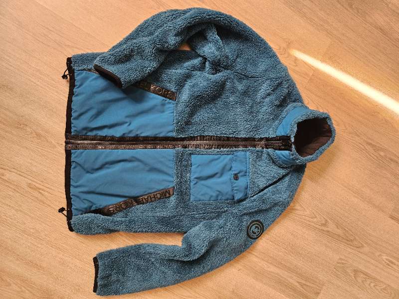 MICHAEL KORS turquoise fleece S