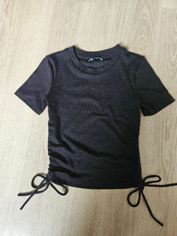 ZARA black tee S
