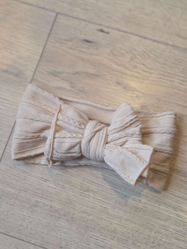 Hárband Beige/Ljóst