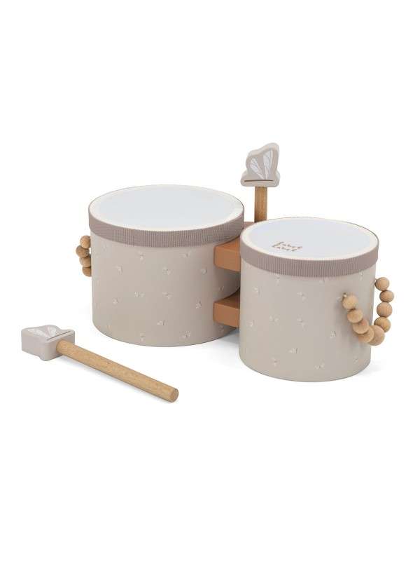Wooden bongos blátt