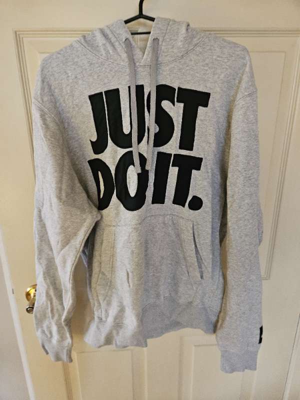 Nike Peysa Just do it Grá