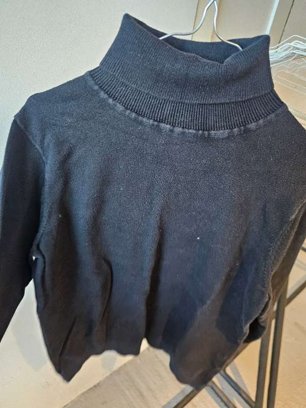 Black turtle neck
