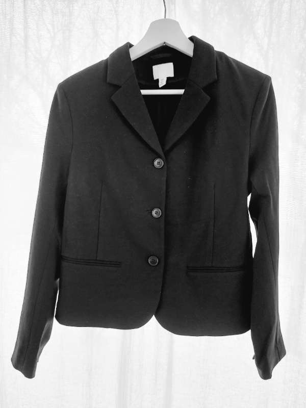 H&M svartur blazer jakki