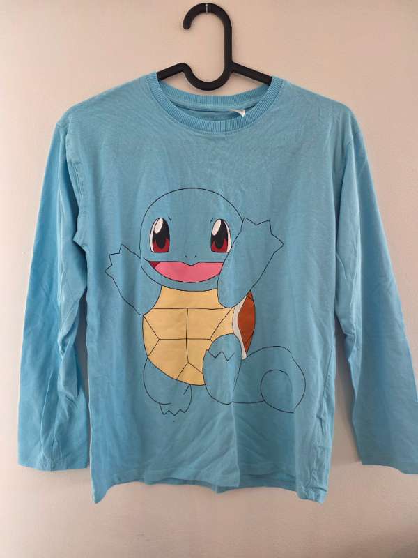HM síðerma bolur blár pokémon (STRÁKA)