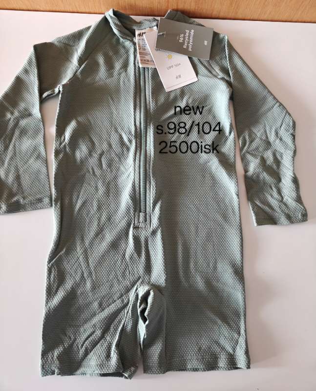 Green swimsuit UPF 50+
