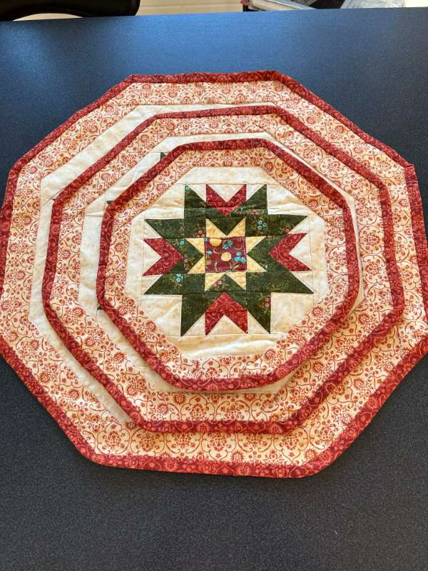 Bútasaumsdúkar 3 st. mism. stærðir