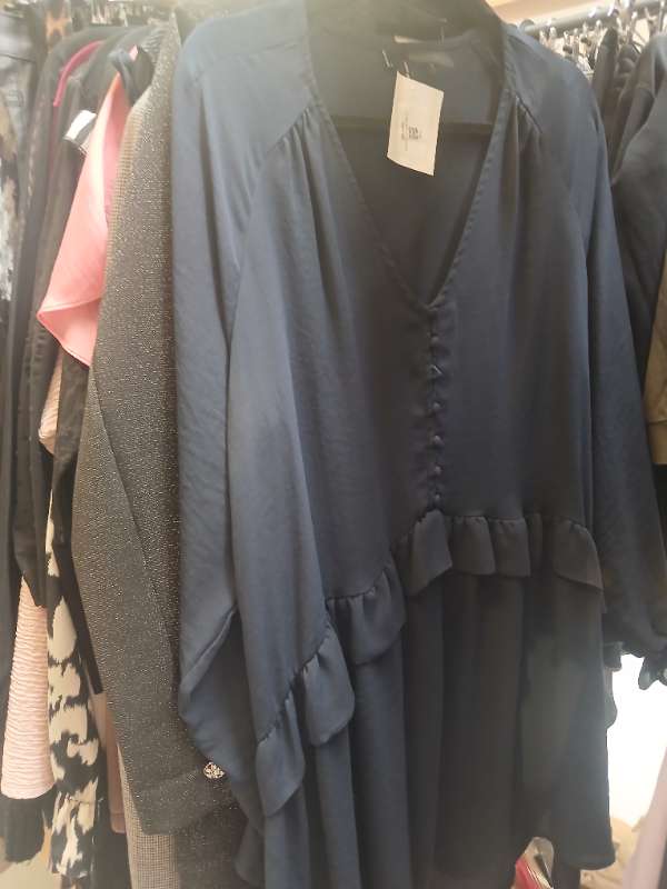 Vera moda kjóll blár xl