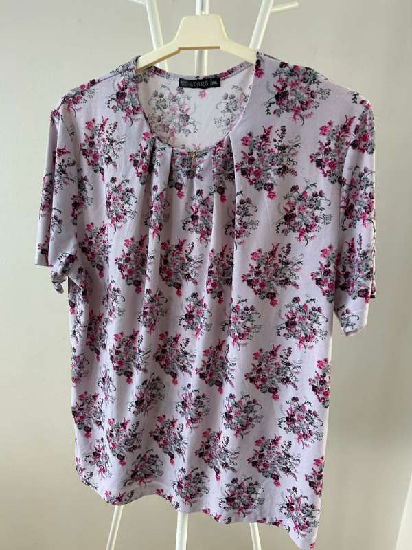 Bolur lillaður rósóttur