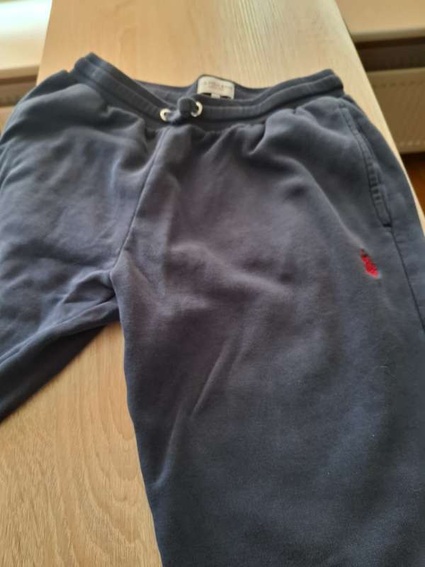 Polo buxur dökkbláar (smá blettur)