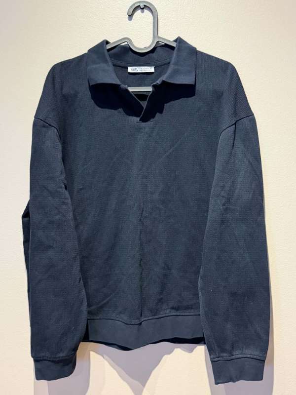 HF Zara peysa navy M
