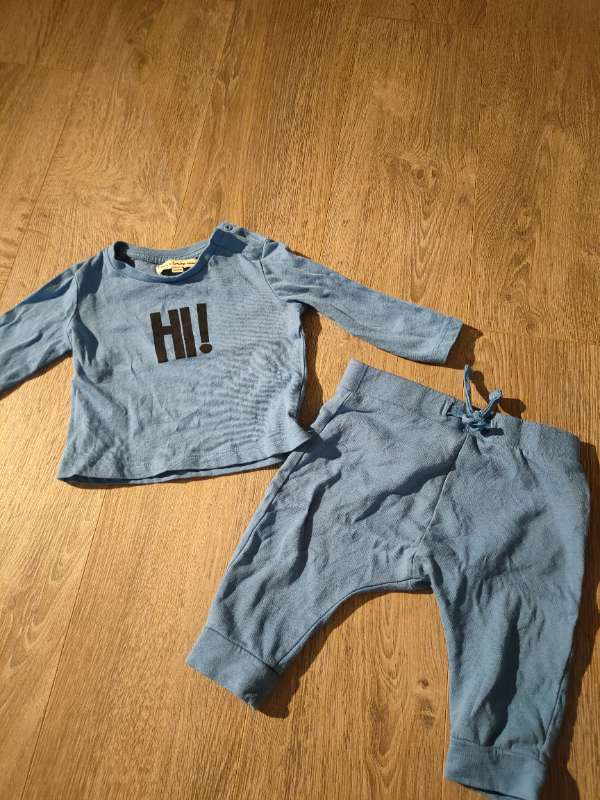 Bolur og buxur blar s.62/68