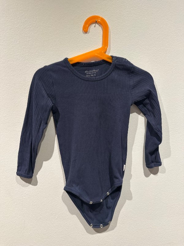 Minymo samfella, navy riffluð