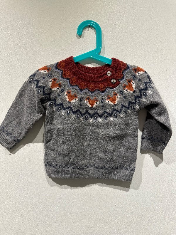 Lindex prjónapeysa refur