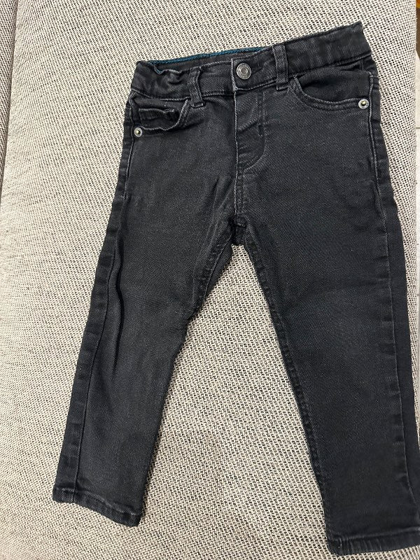 Zara gallabuxur mjúkar svartar