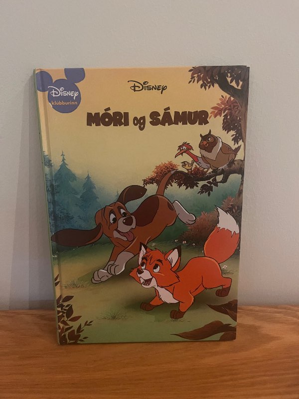 Disney bók Móri og Sámur