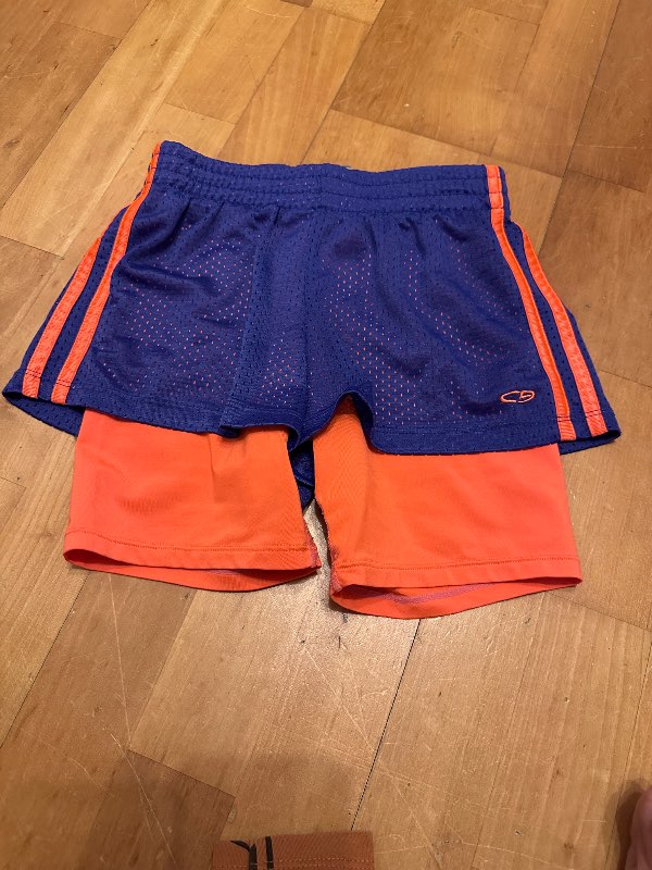 Blue/orange shorts