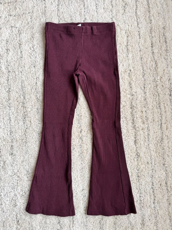 Lindex útvíðar leggings fjólubláar