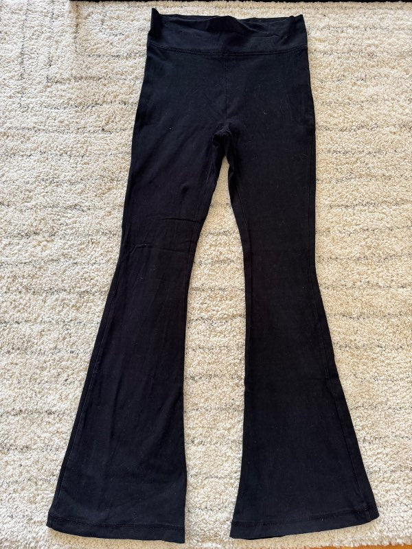 Zara útvíðar leggings svartar