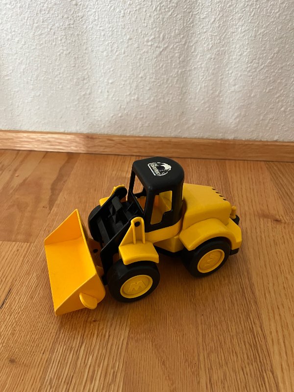 Yellow tractor