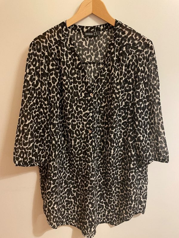 Blússa mynstruð Janina