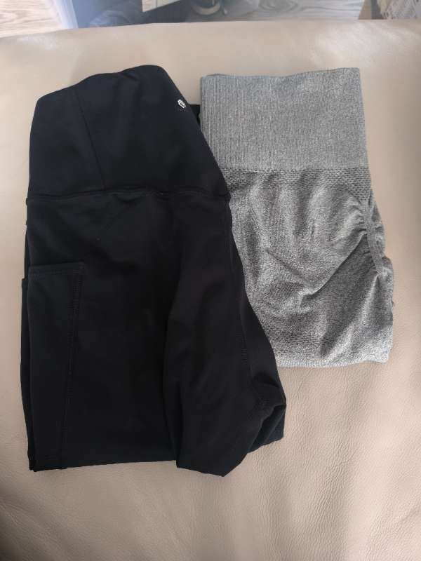 Gráar íþróttabuxur St.m