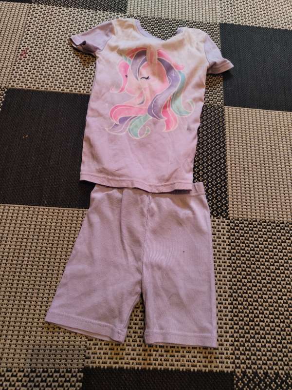 Náttföt unicorn Lila stutt