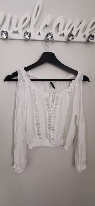 H&M WHITE FORMAL BLOUSE