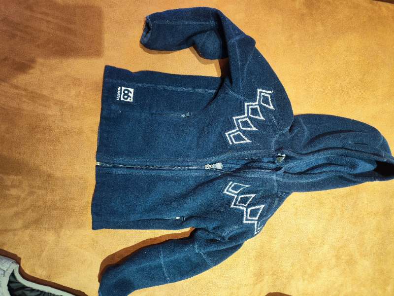 Flíspeysa 66 með mynstur