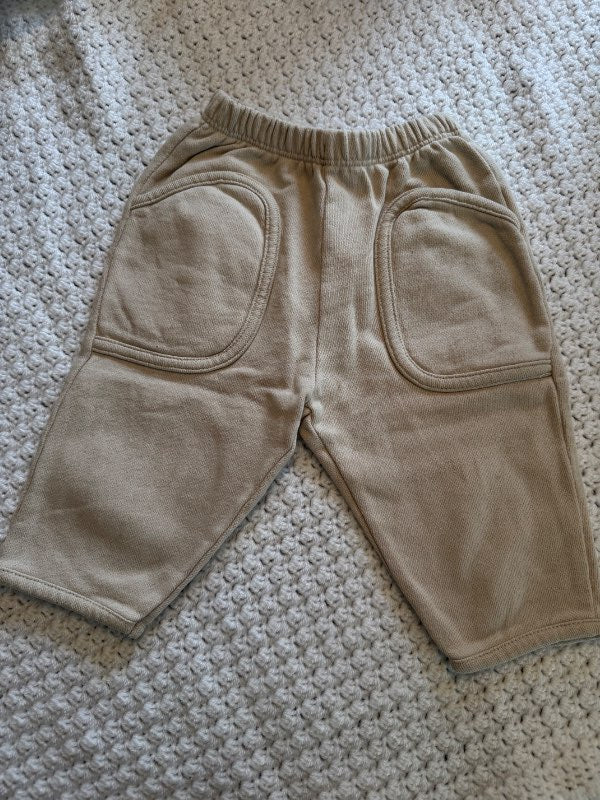 Brúnar zöru jogging m vösum