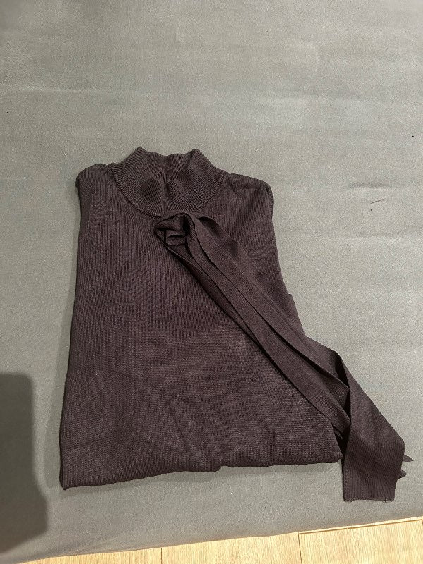 long sweater with belt