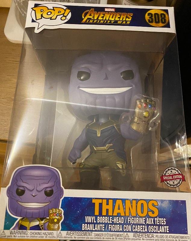 Thanos pop figure