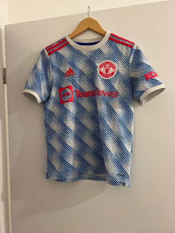 Man utd bolur blár
