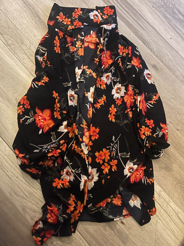 blazer blóma skyrta