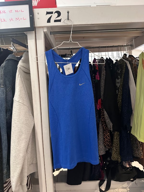 Nike Seamless tank blár