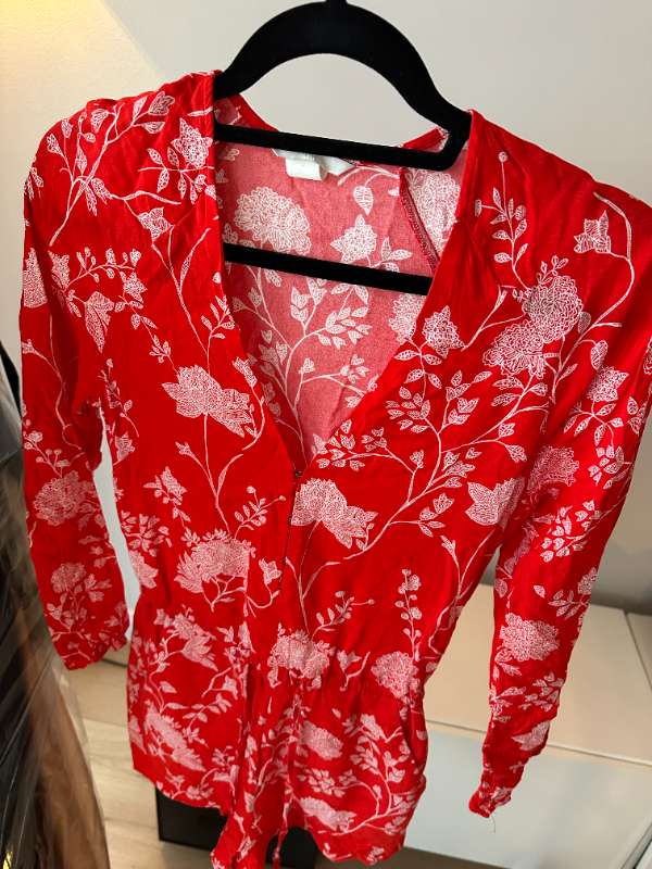 Zara flower jumpsuit