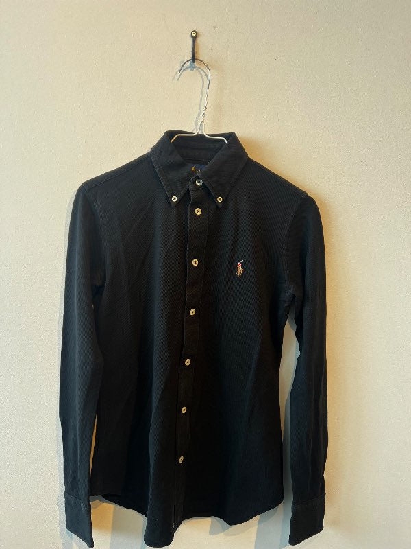 Polo ralph lauren knit oxford svört skyrta
