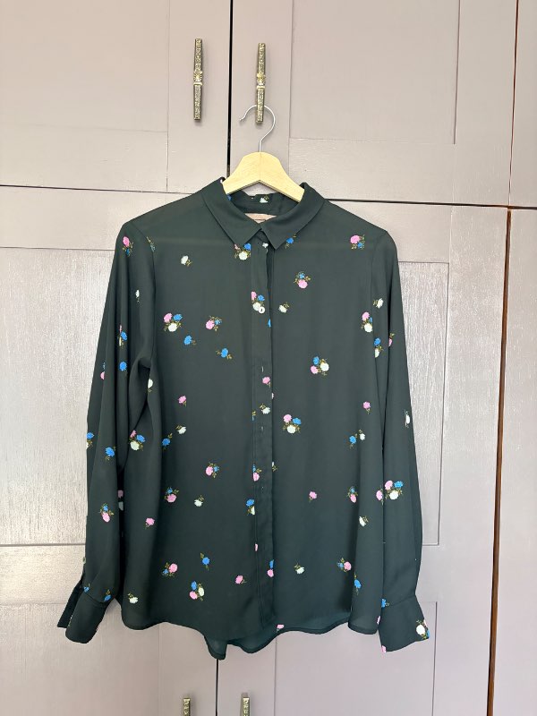 H&M shirt flowers