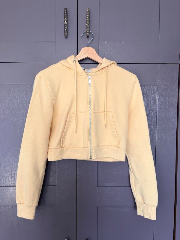 H&M crop top hoodie