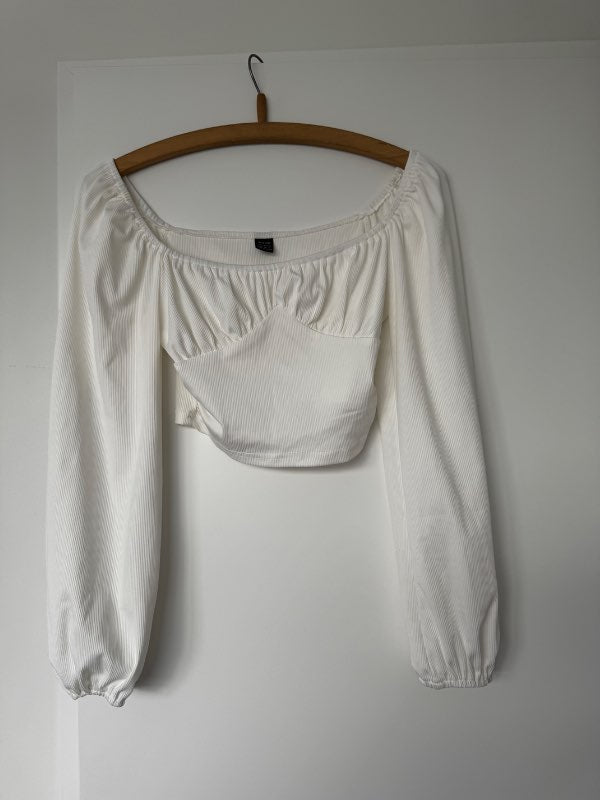 White Crop Top