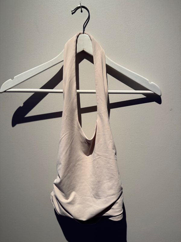 Offwhite halter neck toppur